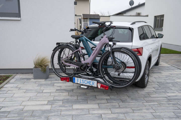 FISCHER Kupplungs-Fahrradträger RoadLine Silver